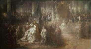 Carl Gustaf Pilo The coronation of Gustaf III, in the collection of the National Museum Germany oil painting art